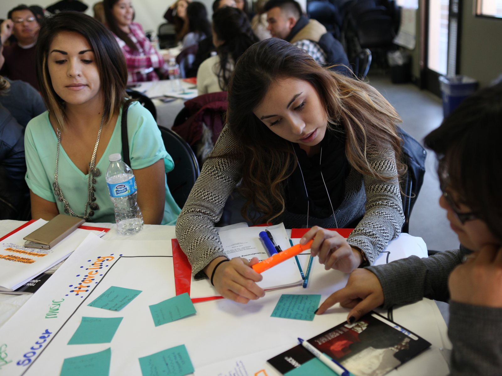 Educators working together in a Museum of Tolerance workshop