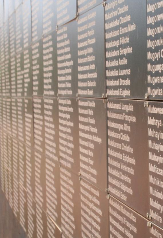 Kigali Memorial Names. Kigali Memorial Center. Andrew Sutton