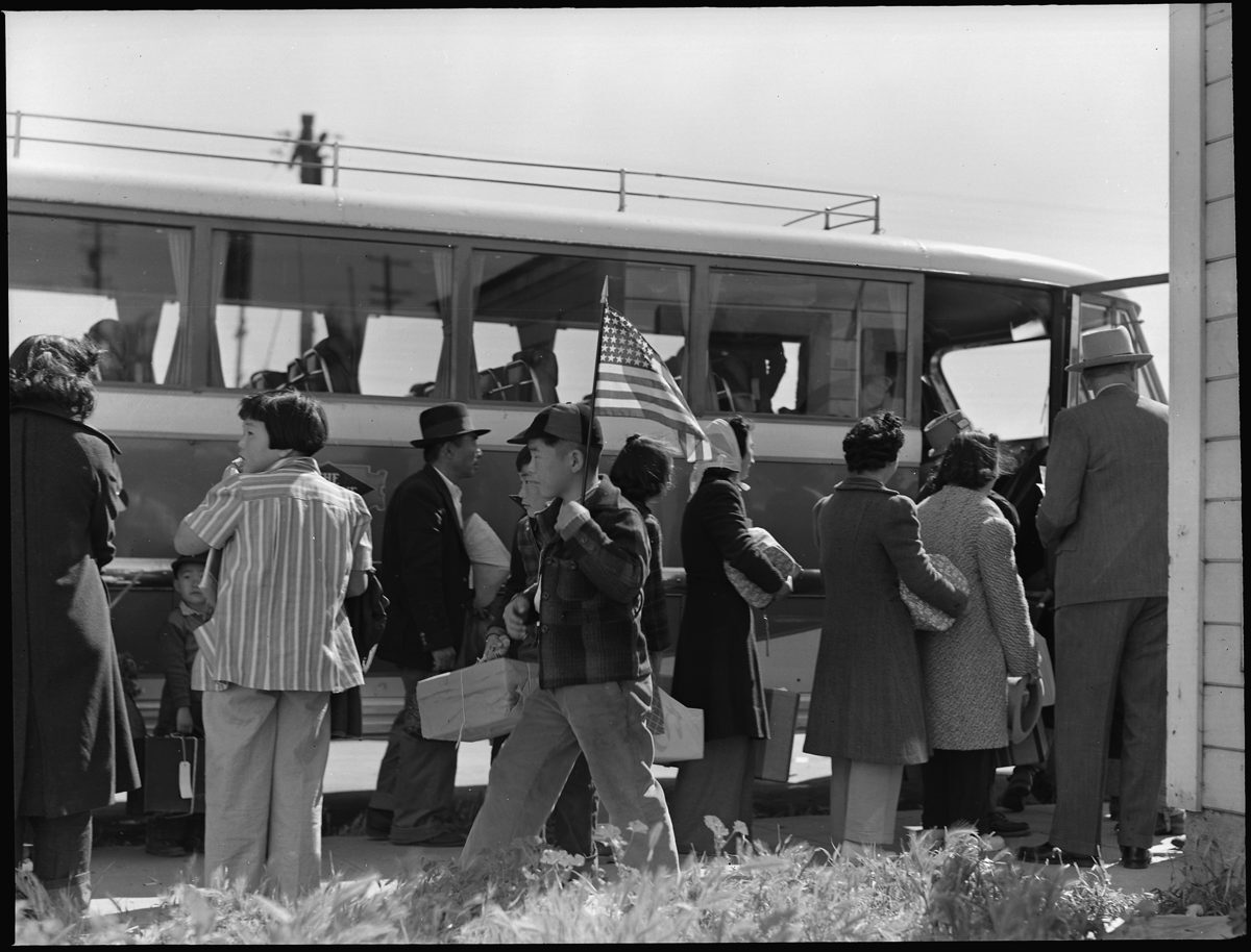 Byron, California. These families of Japanese ancestry, evacuated from farms in Contra Costa County