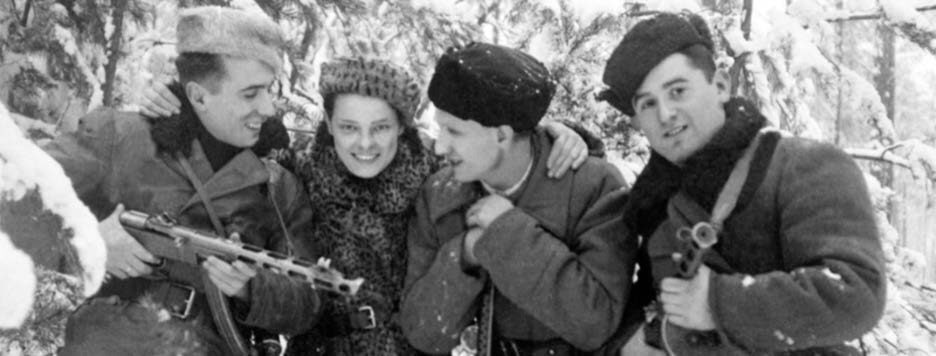 Partisans in Poland. Photo Credit: Yad Vashem Archives.